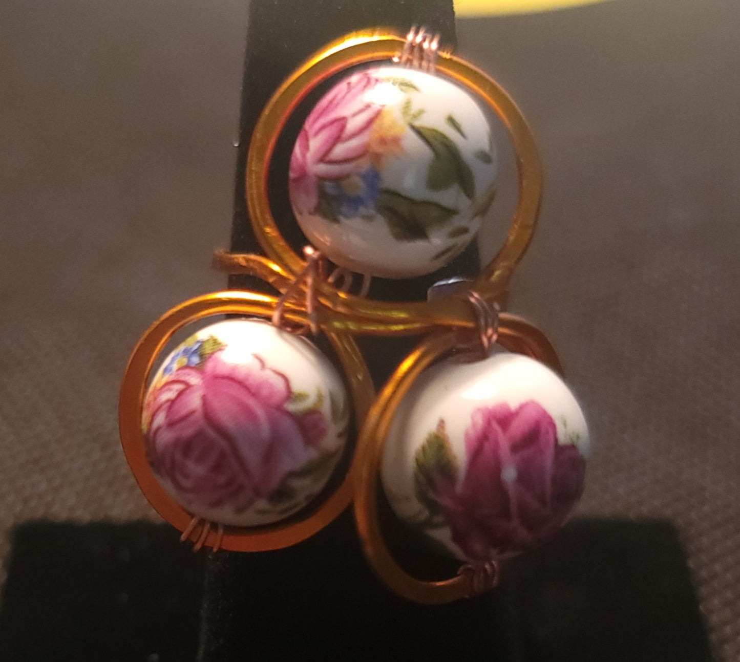 Glass Rose Ring