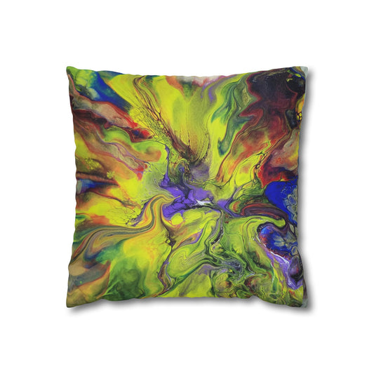Spun Polyester Square Pillowcase