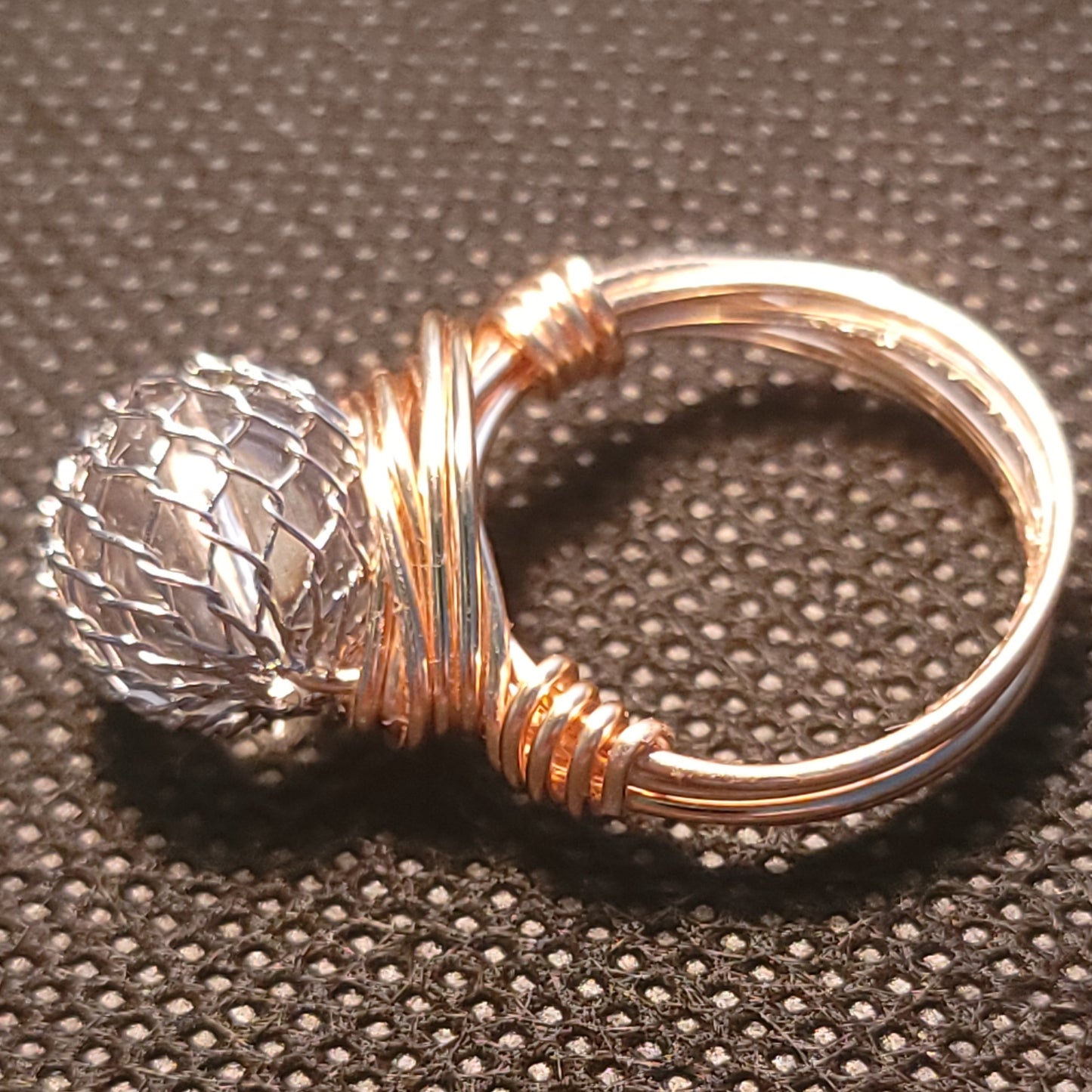 Mesh Crystal Ring