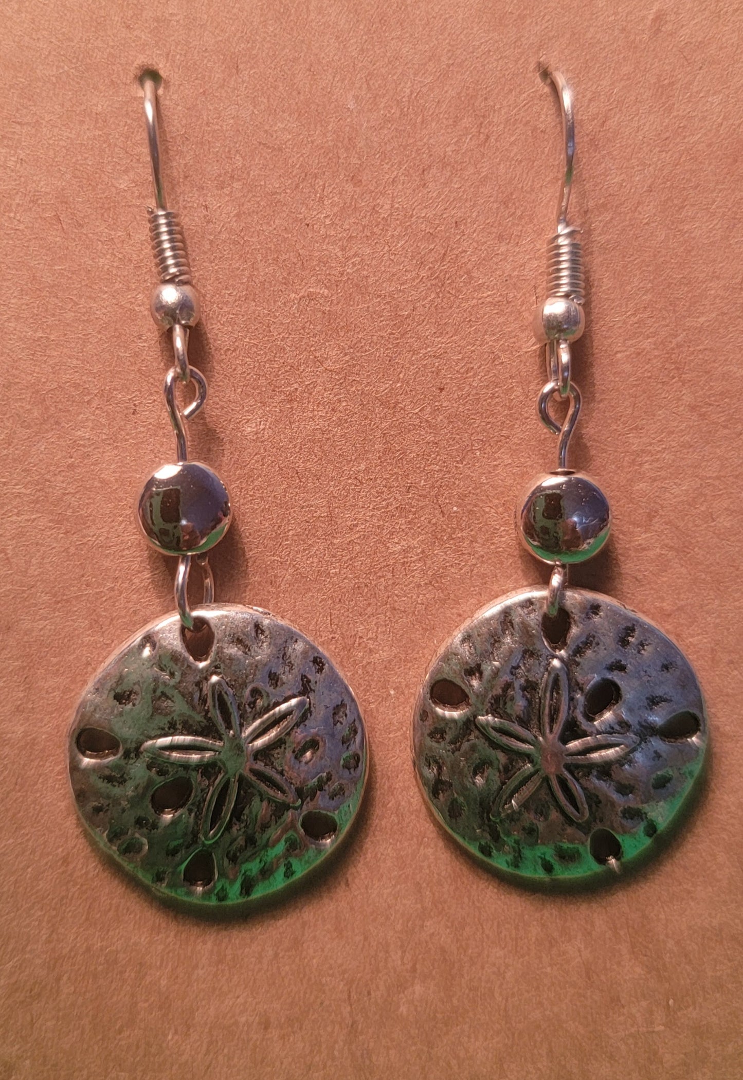 Sand dollar earrings