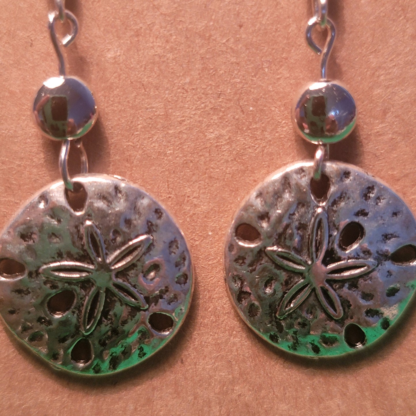 Sand dollar earrings