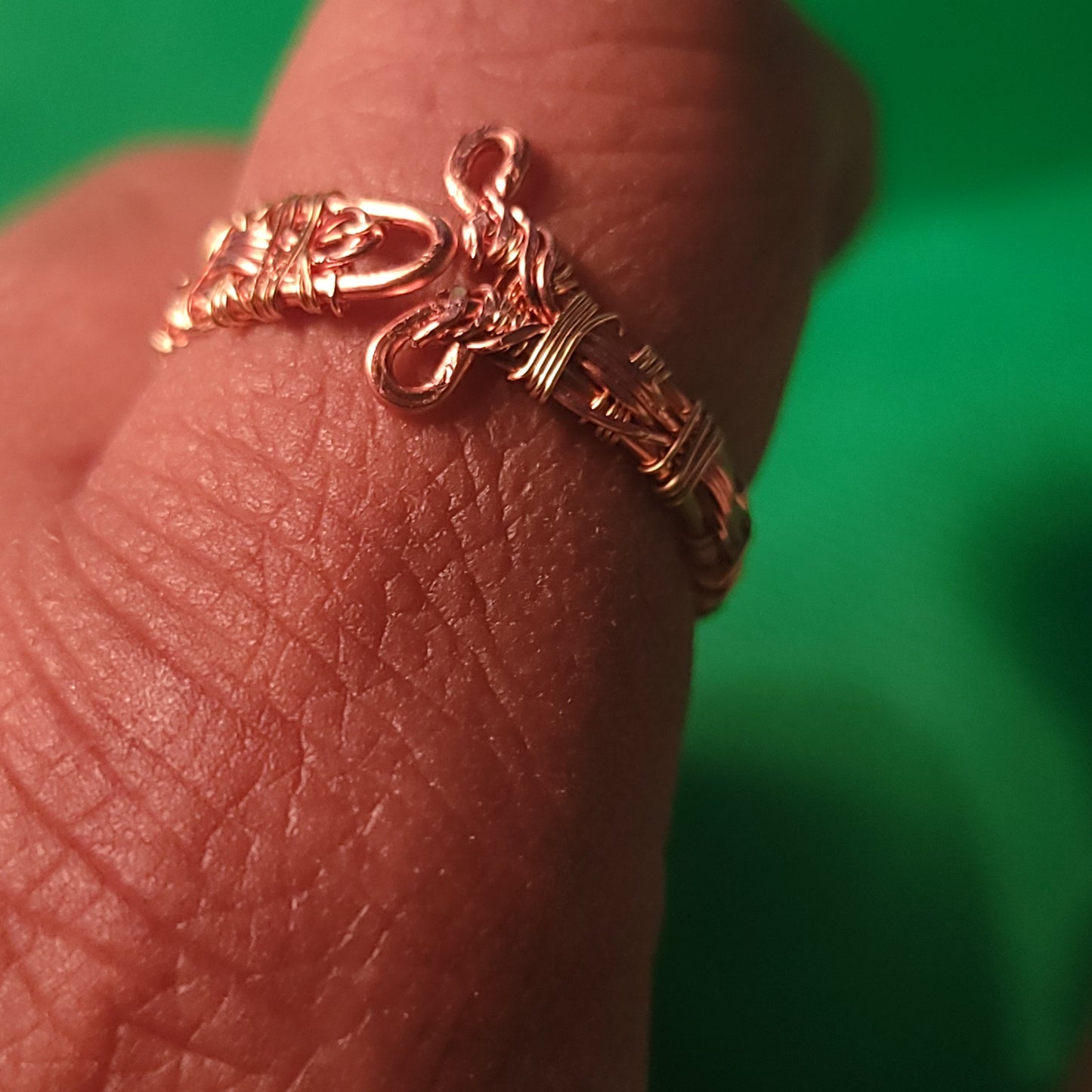 Mens copper Ring