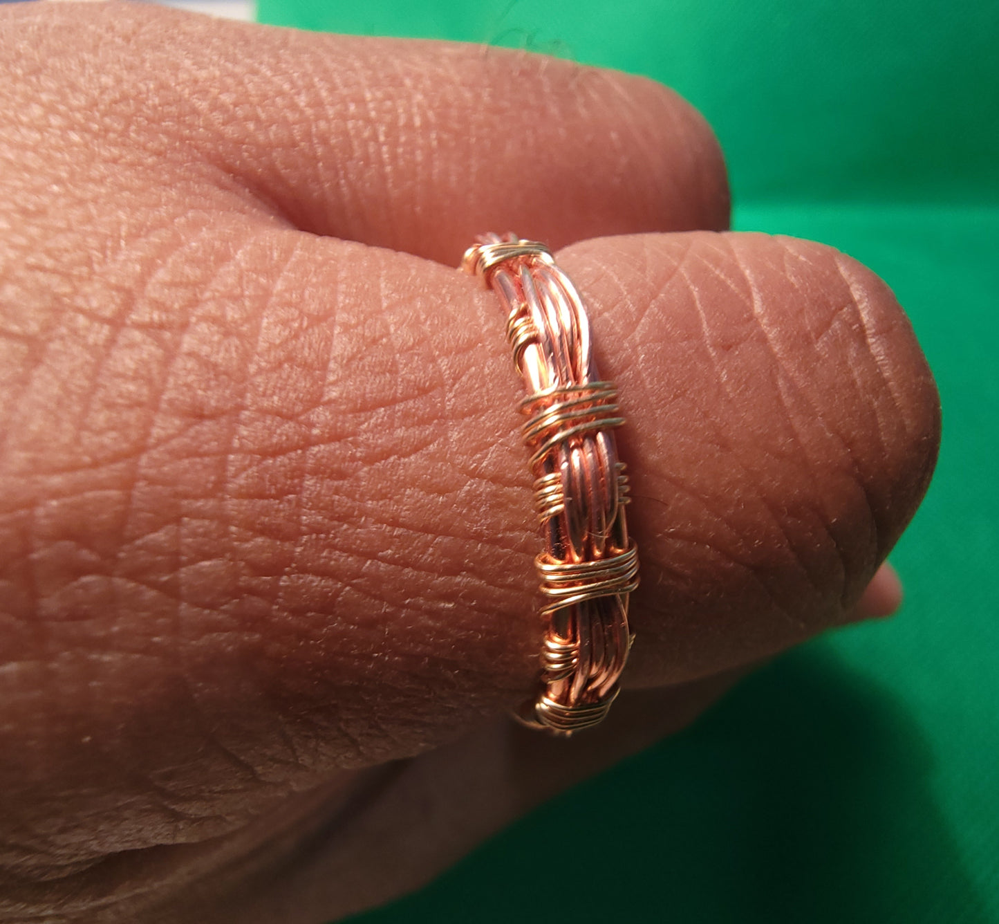 Mens copper Ring