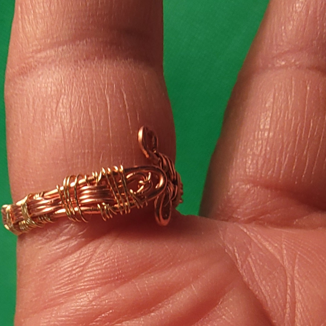 Mens copper Ring