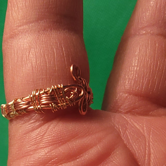 Mens copper Ring