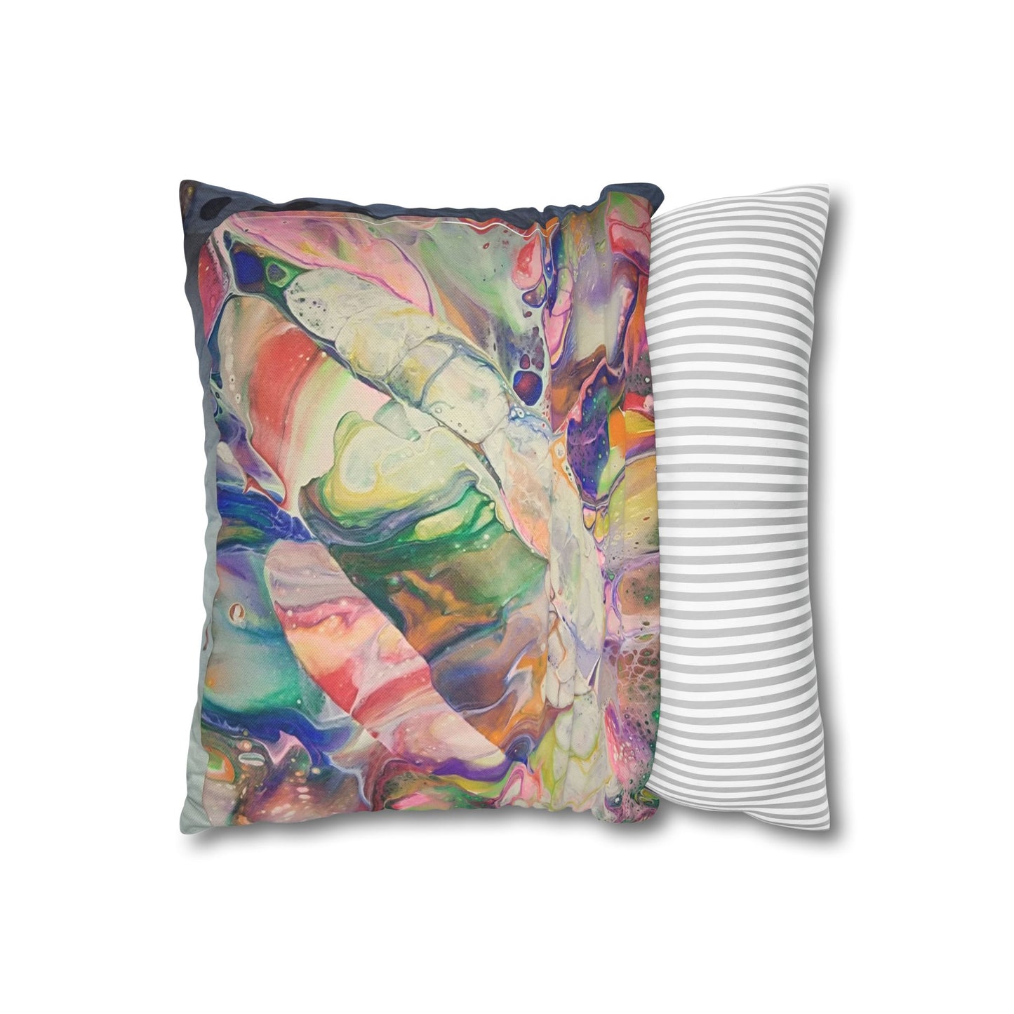 Spun Polyester Square Pillowcase