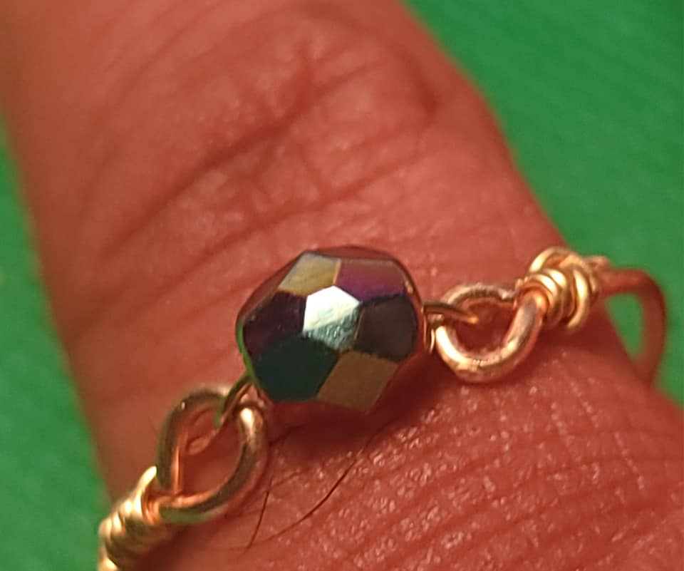 faceted ring