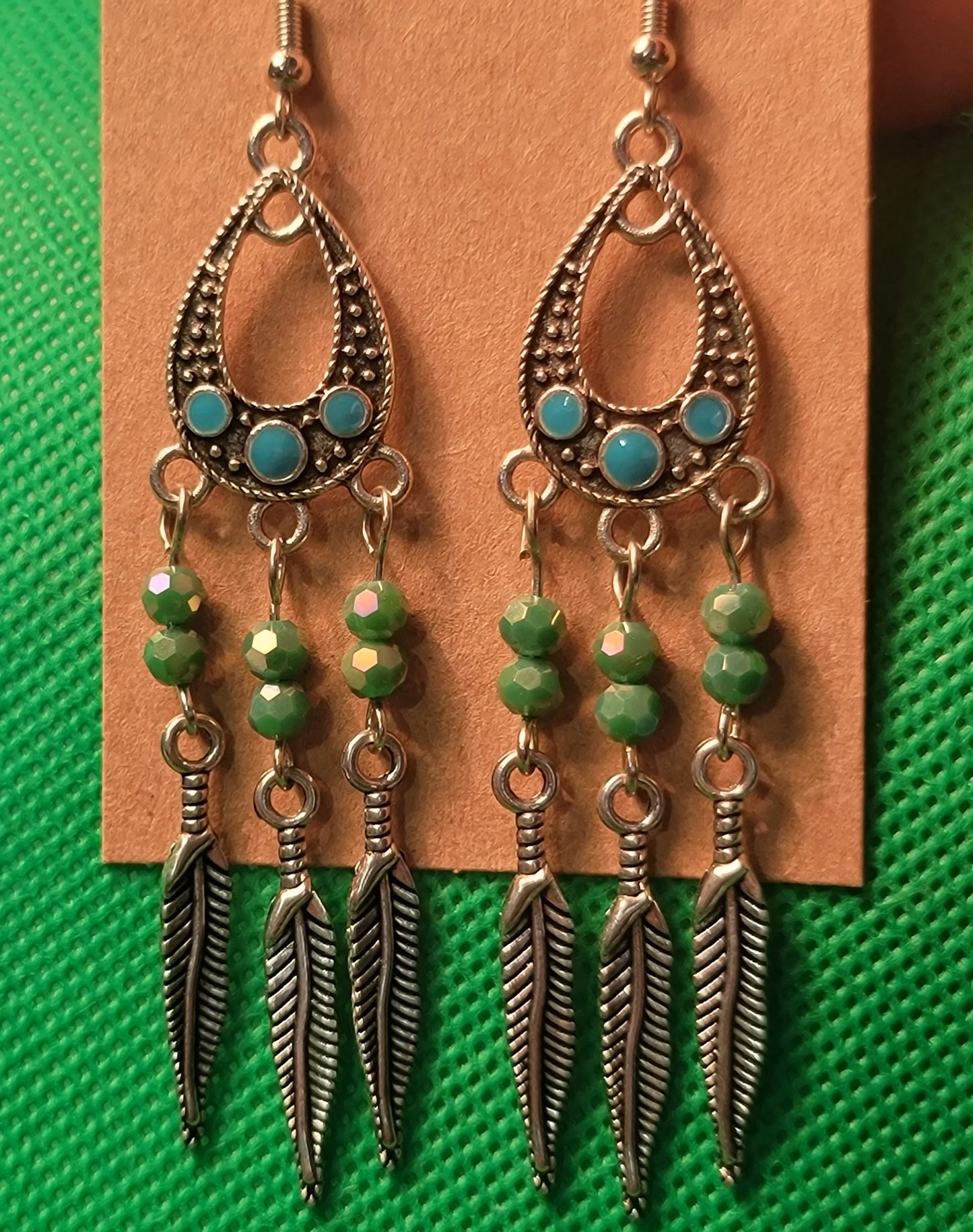 Turquoise Boho Earrings