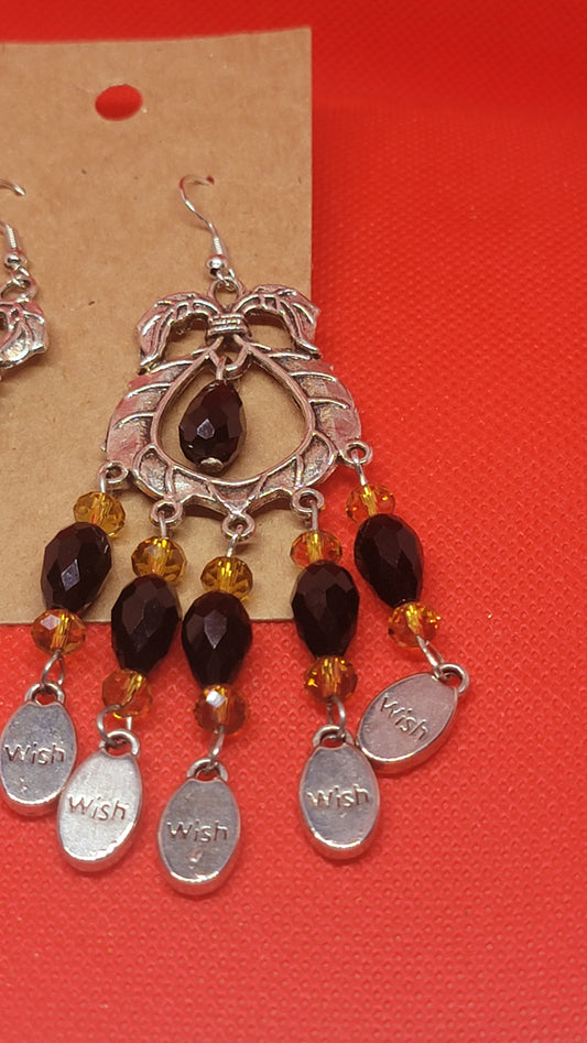 Boho Wish Charm Earrings