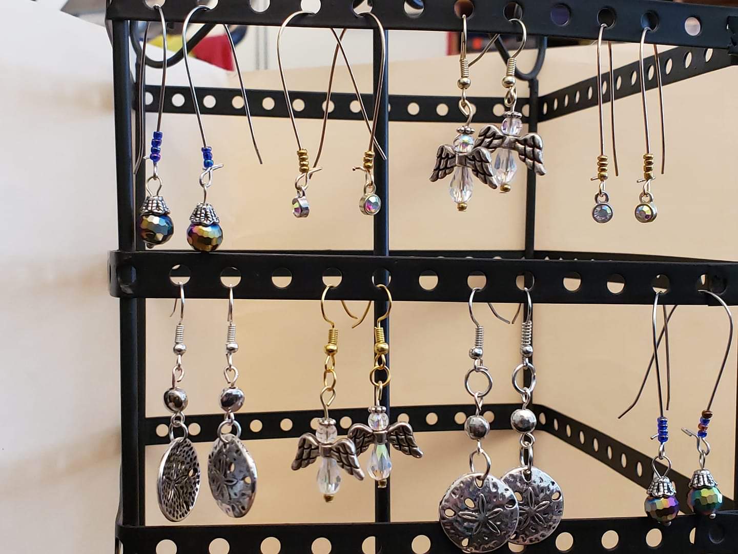 Various wire earring designs
